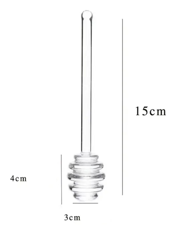 Honiglöffel aus Glas Ansicht 2